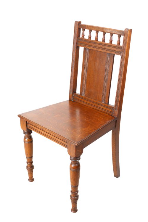 Victorian Oak Hall Chair