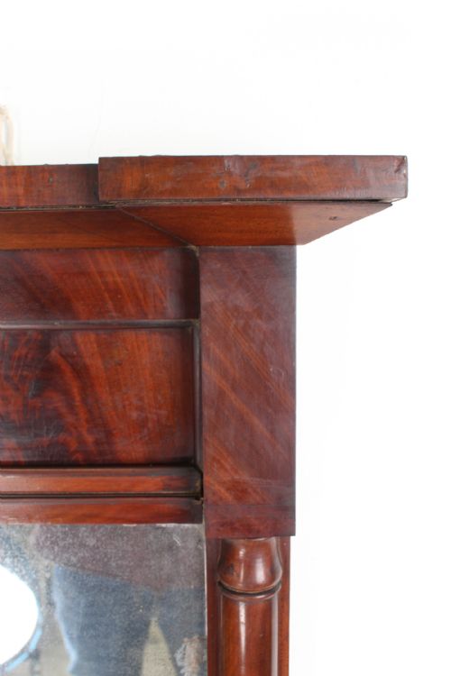 SMALL REGENCY MAHOGANY PIER MIRROR - ADDITIONAL PHOTO 3