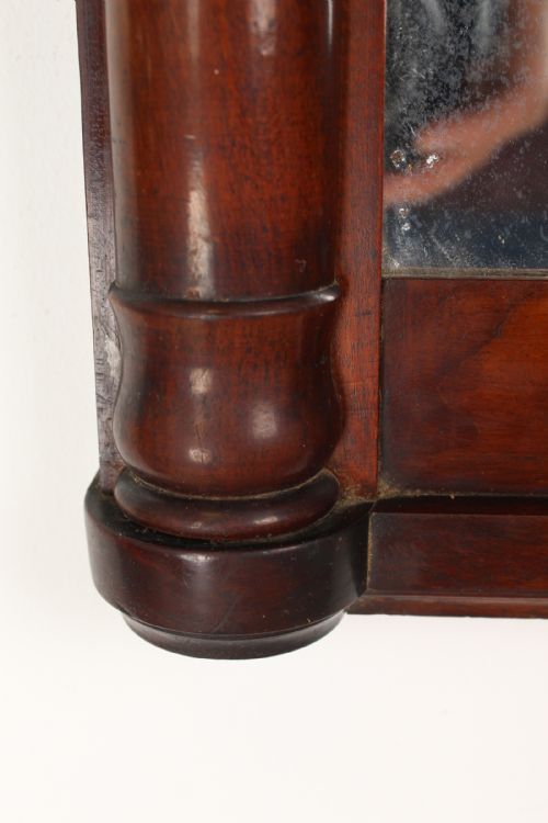 SMALL REGENCY MAHOGANY PIER MIRROR - ADDITIONAL PHOTO 7