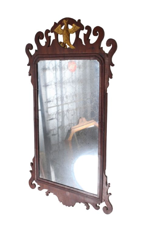 fig 1. Victorian Mahogany “Chippendale” Fretwork Mirror