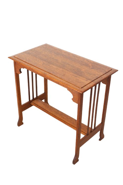 Small Edwardian Arts and Crafts Oak Occasional Table