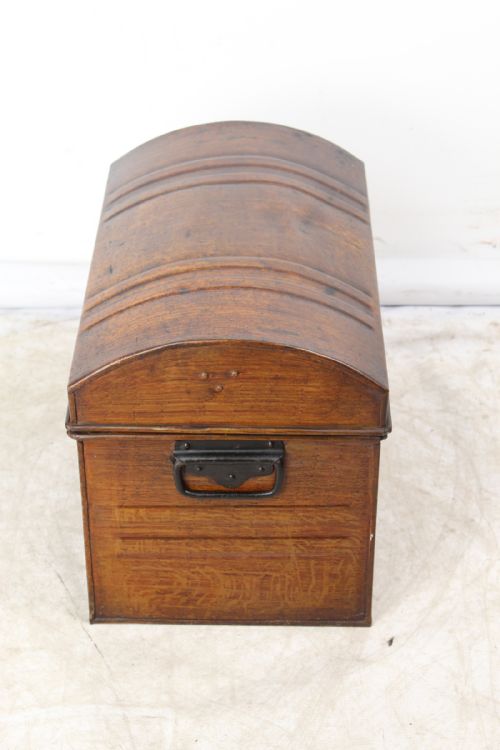 fig 2. Victorian Orphan’s Small Tin Trunk with Possessions List