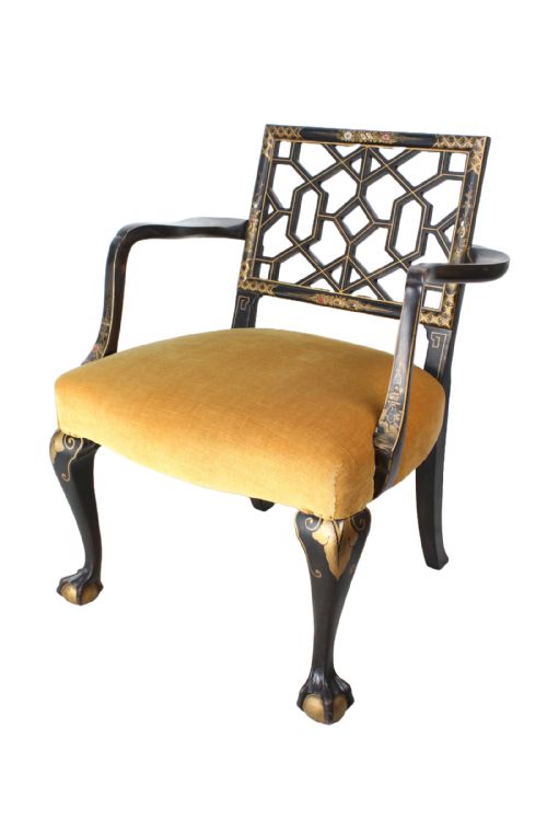 fig 1. Edwardian Chinoiserie Armchair