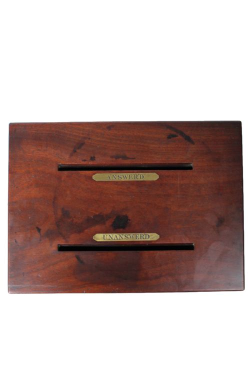 VICTORIAN COUNTRY HOUSE CORRESPONDENCE LETTER BOX - ADDITIONAL PHOTO 6
