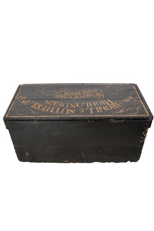 fig 1. Large Antique Military Chest “Argyll & Sutherland Highlanders”