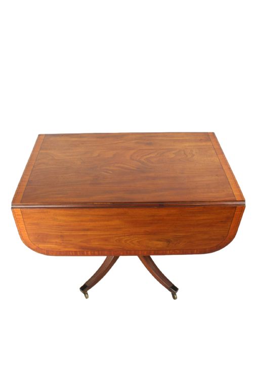 fig 1. Regency Mahogany Pembroke Breakfast Table