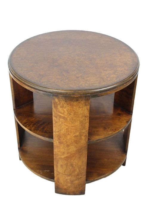 Art Deco Burr Walnut Coffee Table