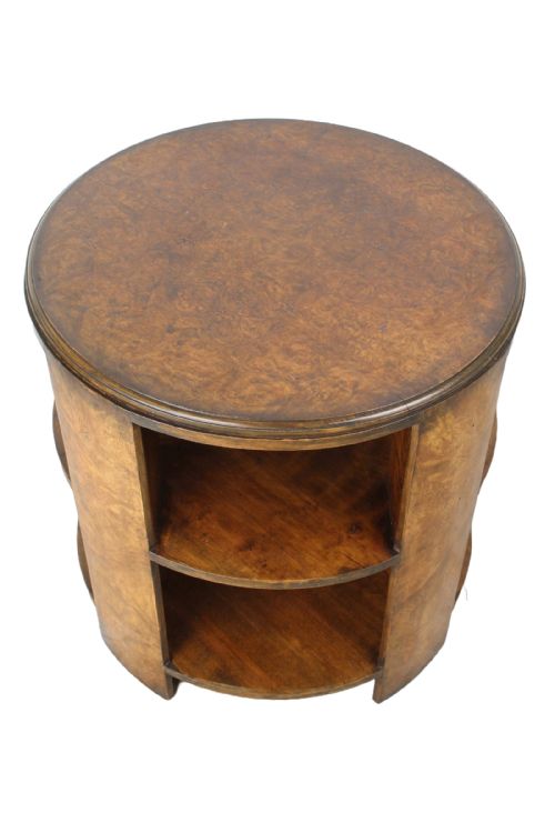 fig 1. Art Deco Burr Walnut Coffee Table
