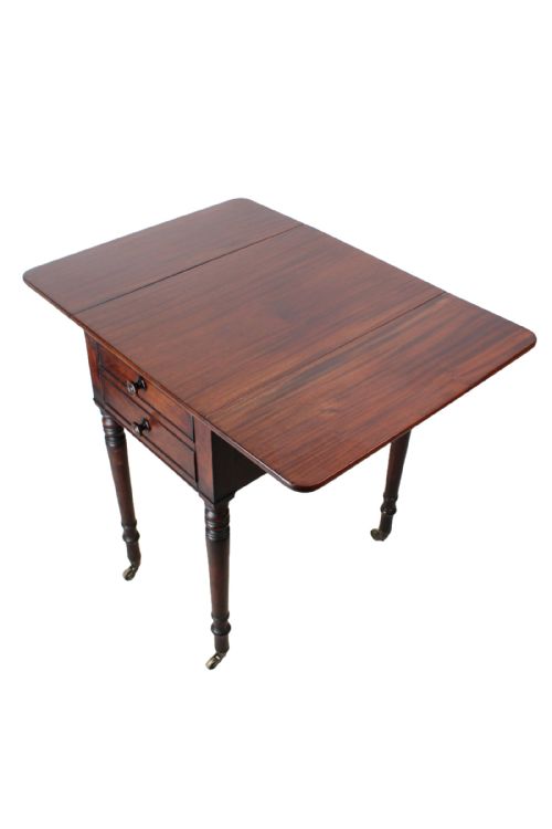REGENCY MAHOGANY PEMBROKE DECEPTION TABLE - ADDITIONAL PHOTO 3