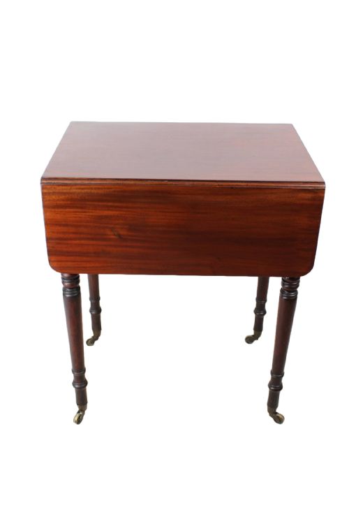 REGENCY MAHOGANY PEMBROKE DECEPTION TABLE - ADDITIONAL PHOTO 5