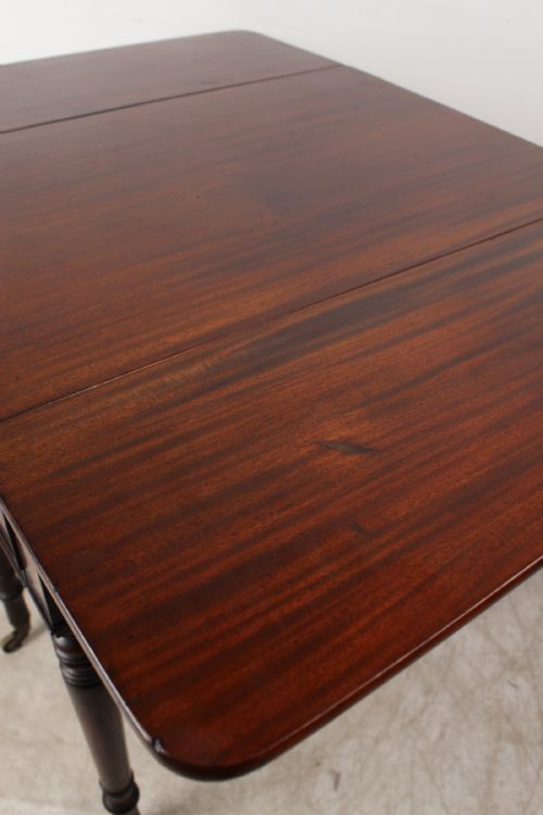 REGENCY MAHOGANY PEMBROKE DECEPTION TABLE - ADDITIONAL PHOTO 7