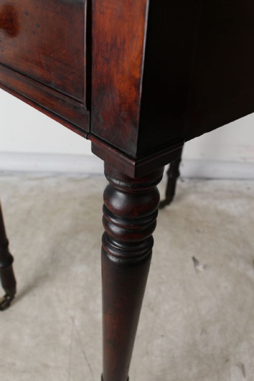 REGENCY MAHOGANY PEMBROKE DECEPTION TABLE - ADDITIONAL PHOTO 9