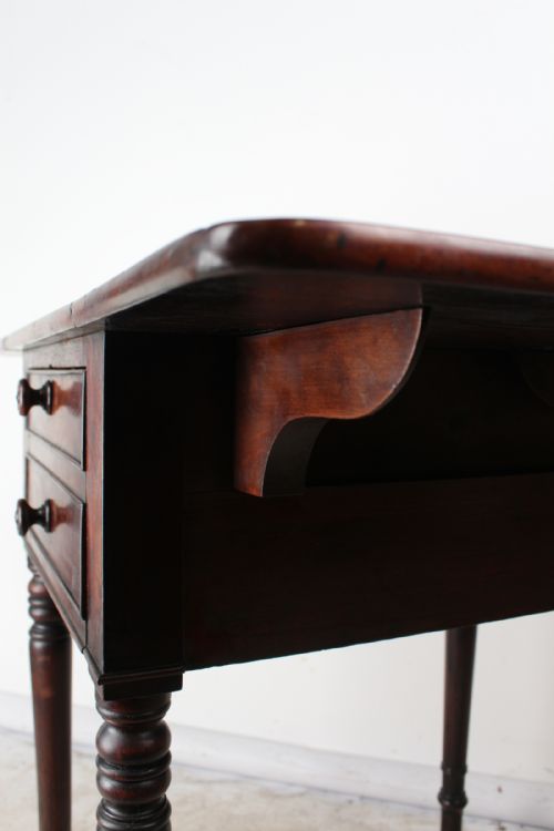 REGENCY MAHOGANY PEMBROKE DECEPTION TABLE - ADDITIONAL PHOTO 10