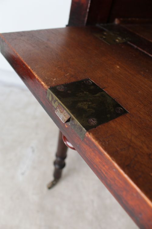 REGENCY MAHOGANY PEMBROKE DECEPTION TABLE - ADDITIONAL PHOTO 13