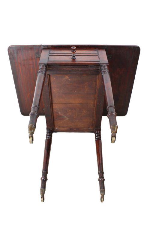 REGENCY MAHOGANY PEMBROKE DECEPTION TABLE - ADDITIONAL PHOTO 14