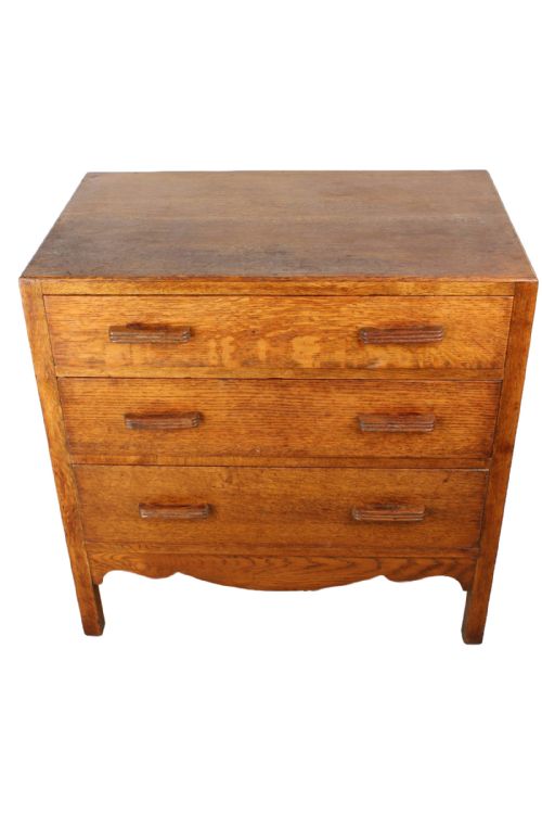 Art Deco Oak Chest Drawers