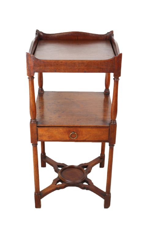 fig 1. Georgian Mahogany Bedside Table