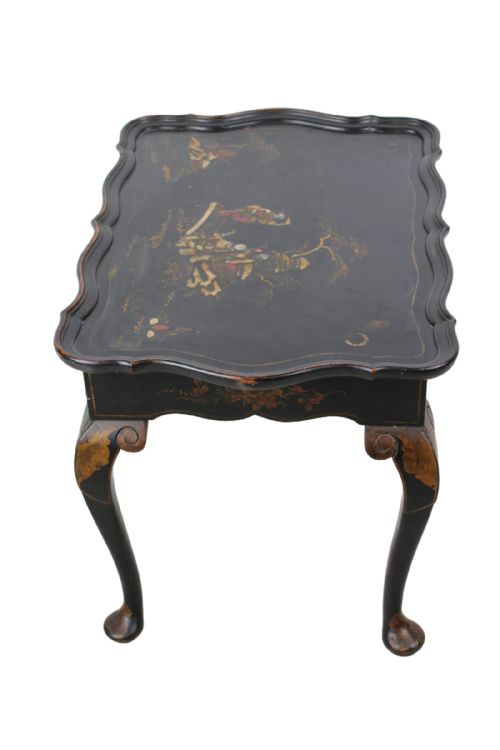 EDWARDIAN CHINOISERIE TRAY TOP COFFEE TABLE - ADDITIONAL PHOTO 3