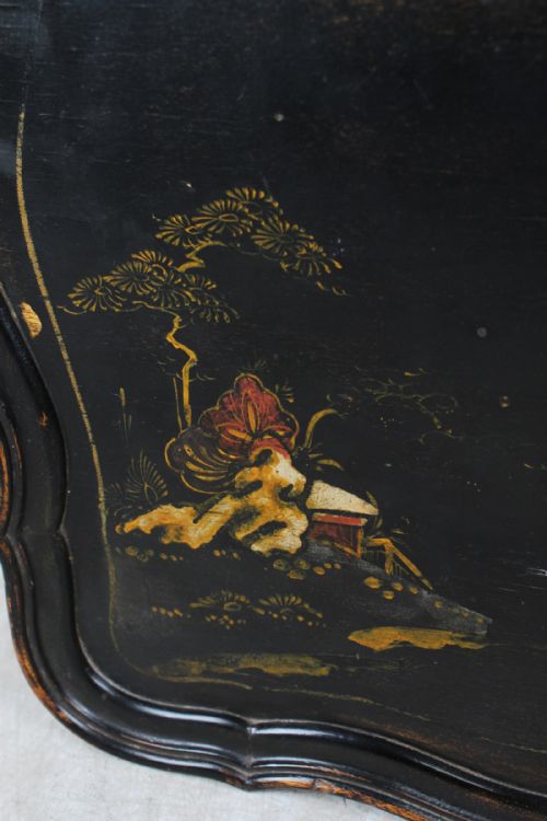 EDWARDIAN CHINOISERIE TRAY TOP COFFEE TABLE - ADDITIONAL PHOTO 8
