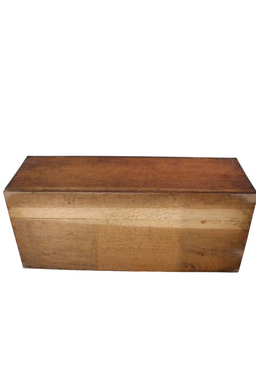 OAK MASONIC DEED CHEST COFFEE TABLE - ADDITIONAL PHOTO 10