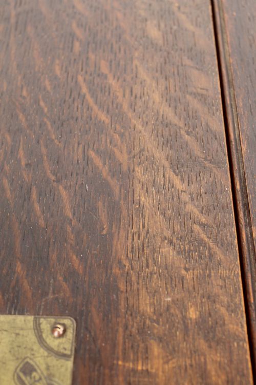 OAK MASONIC DEED CHEST COFFEE TABLE - ADDITIONAL PHOTO 23