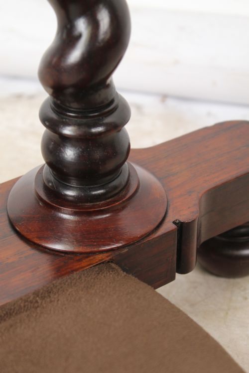 SMALL REGENCY ROSEWOOD SIDE TABLE OR WORK TABLE - ADDITIONAL PHOTO 9