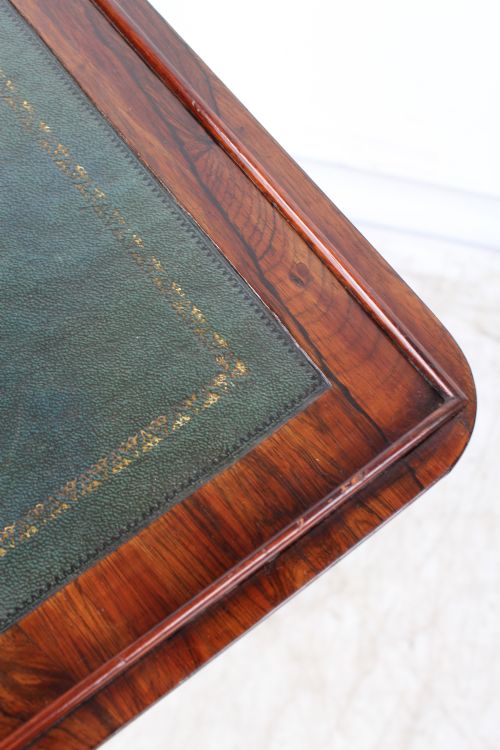SMALL REGENCY ROSEWOOD SIDE TABLE OR WORK TABLE - ADDITIONAL PHOTO 11