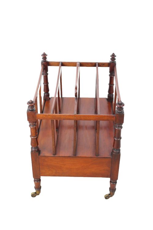 GEORGIAN MAHOGANY CANTERBURY - ADDITIONAL PHOTO 1