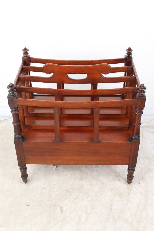 GEORGIAN MAHOGANY CANTERBURY - ADDITIONAL PHOTO 4