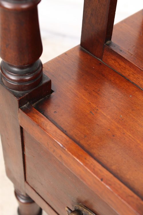 GEORGIAN MAHOGANY CANTERBURY - ADDITIONAL PHOTO 9