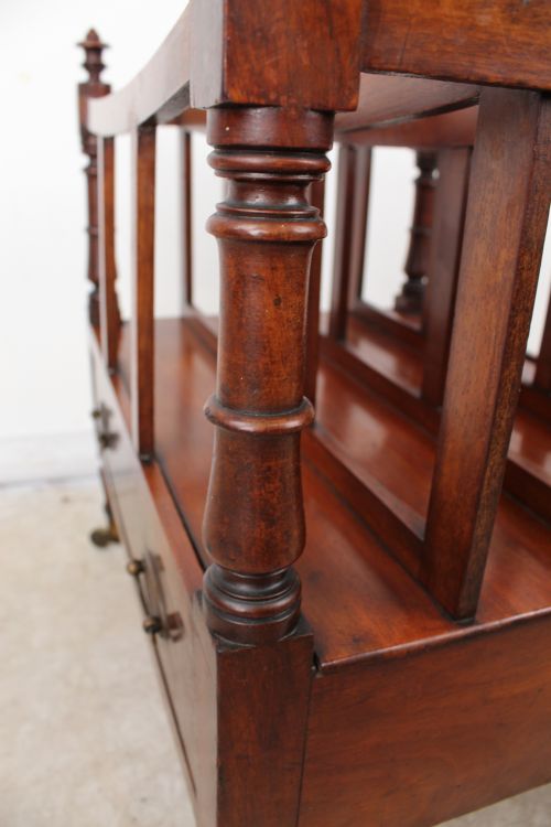 GEORGIAN MAHOGANY CANTERBURY - ADDITIONAL PHOTO 10