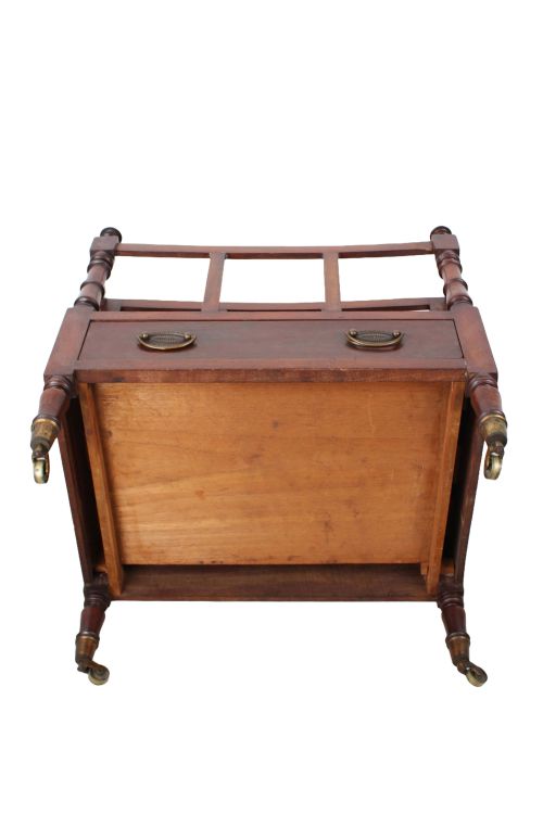 GEORGIAN MAHOGANY CANTERBURY - ADDITIONAL PHOTO 12