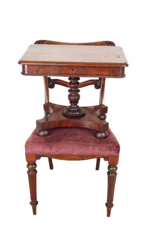 MINIATURE WILLIAM IV APPRENTICE PIECE COFFEE TABLE - ADDITIONAL PHOTO 1