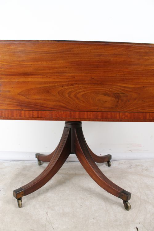 REGENCY MAHOGANY PEMBROKE BREAKFAST DINING TABLE - ADDITIONAL PHOTO 3