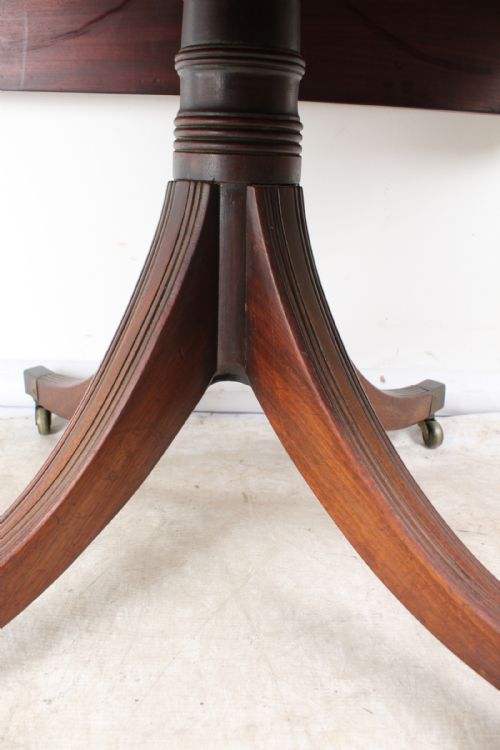REGENCY MAHOGANY PEMBROKE BREAKFAST DINING TABLE - ADDITIONAL PHOTO 4