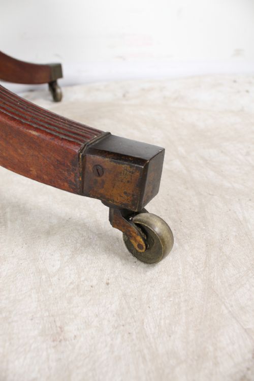 REGENCY MAHOGANY PEMBROKE BREAKFAST DINING TABLE - ADDITIONAL PHOTO 6