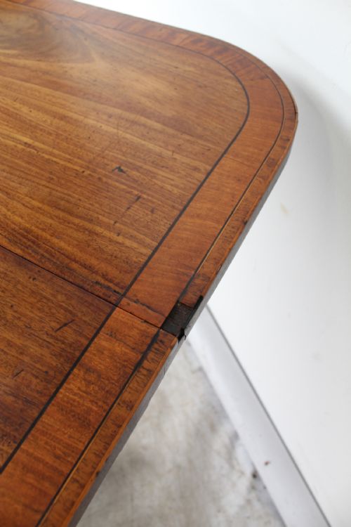 REGENCY MAHOGANY PEMBROKE BREAKFAST DINING TABLE - ADDITIONAL PHOTO 8