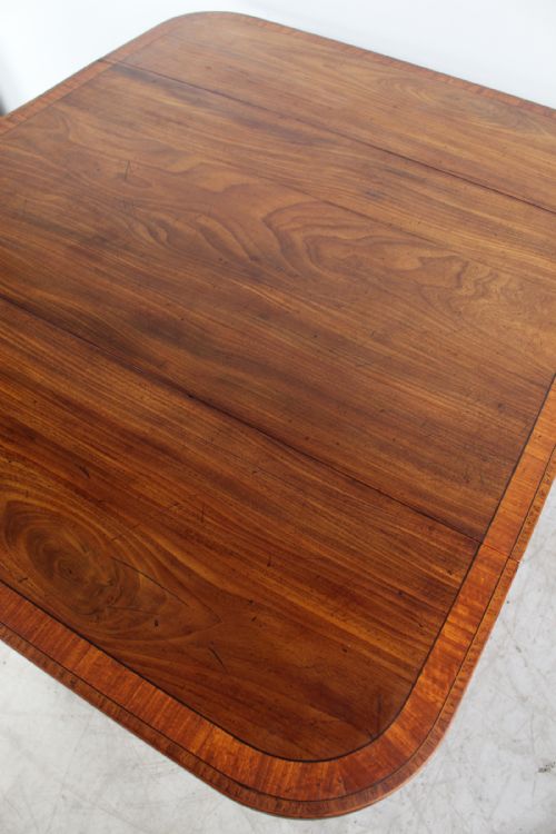 REGENCY MAHOGANY PEMBROKE BREAKFAST DINING TABLE - ADDITIONAL PHOTO 11
