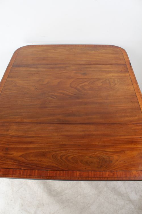 REGENCY MAHOGANY PEMBROKE BREAKFAST DINING TABLE - ADDITIONAL PHOTO 12