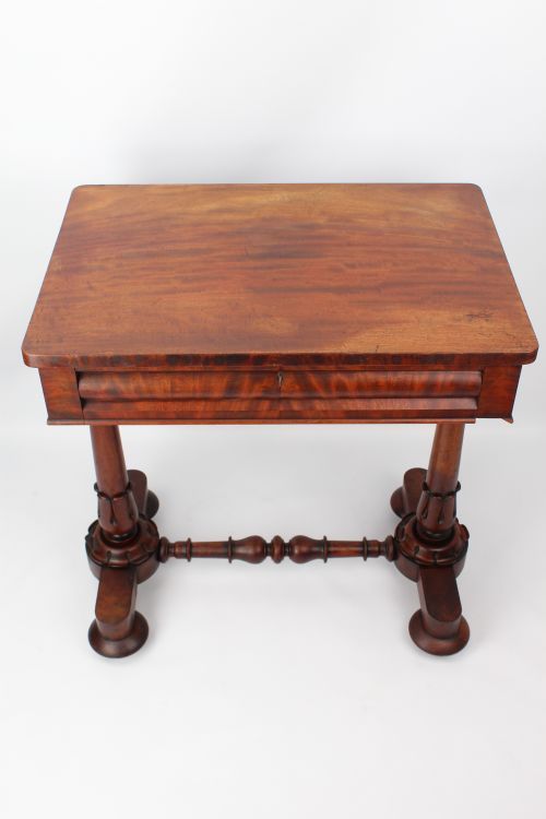 fig 1. Small William IV Mahogany Desk Writing Table