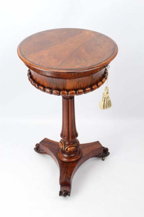 fig 1. Antique William IV Rosewood Side Table