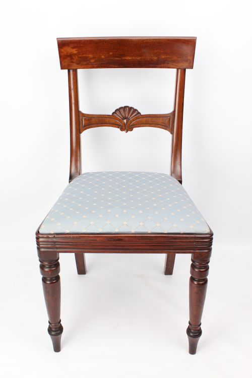 fig 1. Set 4 Victorian Mahogany Dining Chairs