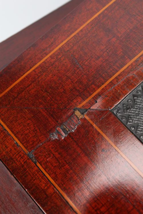 EDWARDIAN INLAID MAHOGANY METAMORPHIC WRITING DESK - ADDITIONAL PHOTO 10