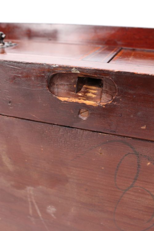 EDWARDIAN INLAID MAHOGANY METAMORPHIC WRITING DESK - ADDITIONAL PHOTO 13