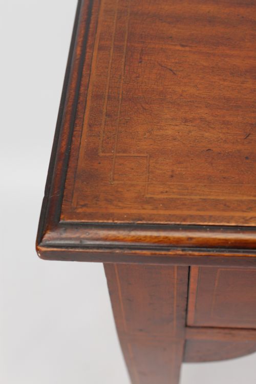 EDWARDIAN INLAID MAHOGANY METAMORPHIC WRITING DESK - ADDITIONAL PHOTO 14