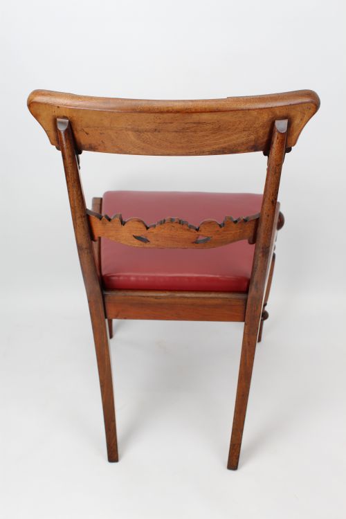 fig 2. Pair Antique William IV Mahogany Chairs from York Minster