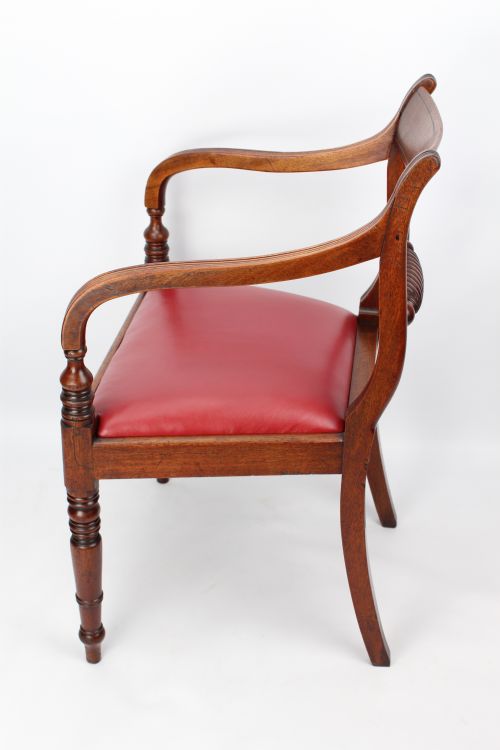 fig 2. Regency Mahogany Trafalgar Carver Chair from York Minster