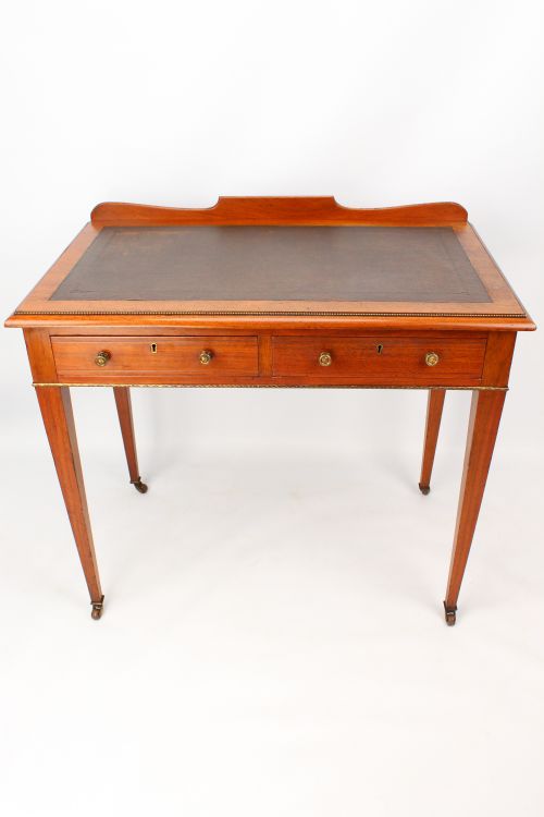 Small Edwardian Mahogany Desk