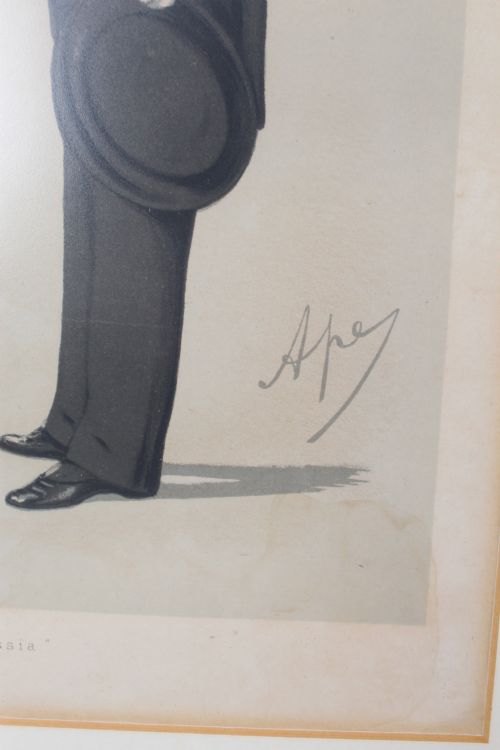 fig 7. Set of 6 Antique Victorian Vanity Fair Spy Prints