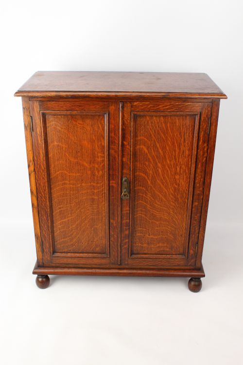 Small Edwardian Oak Bookcase